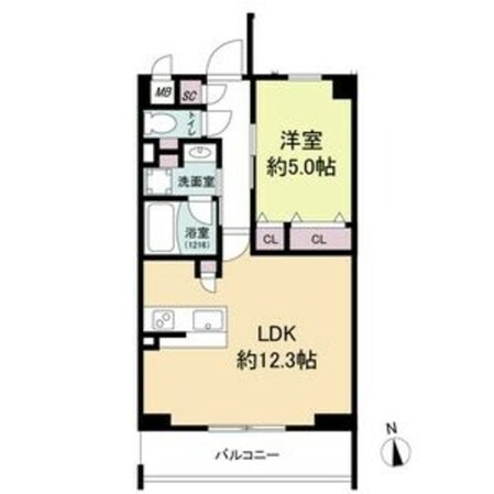 関目高殿駅 徒歩6分 2階の物件間取画像